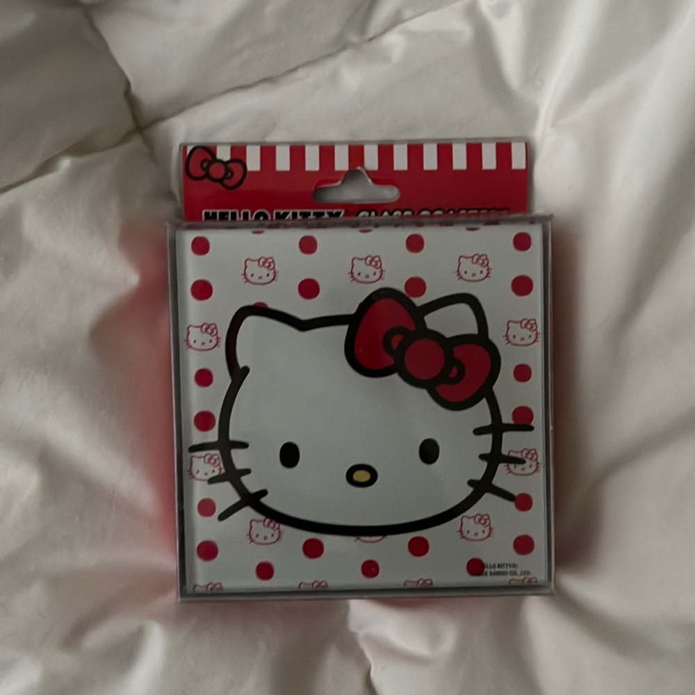 Hello kitty coasters